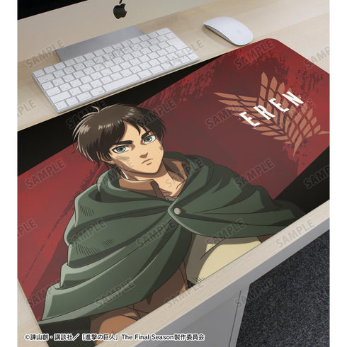 『進撃の巨人』描き下ろし エレン 戦いの後でver. マルチデスクマット